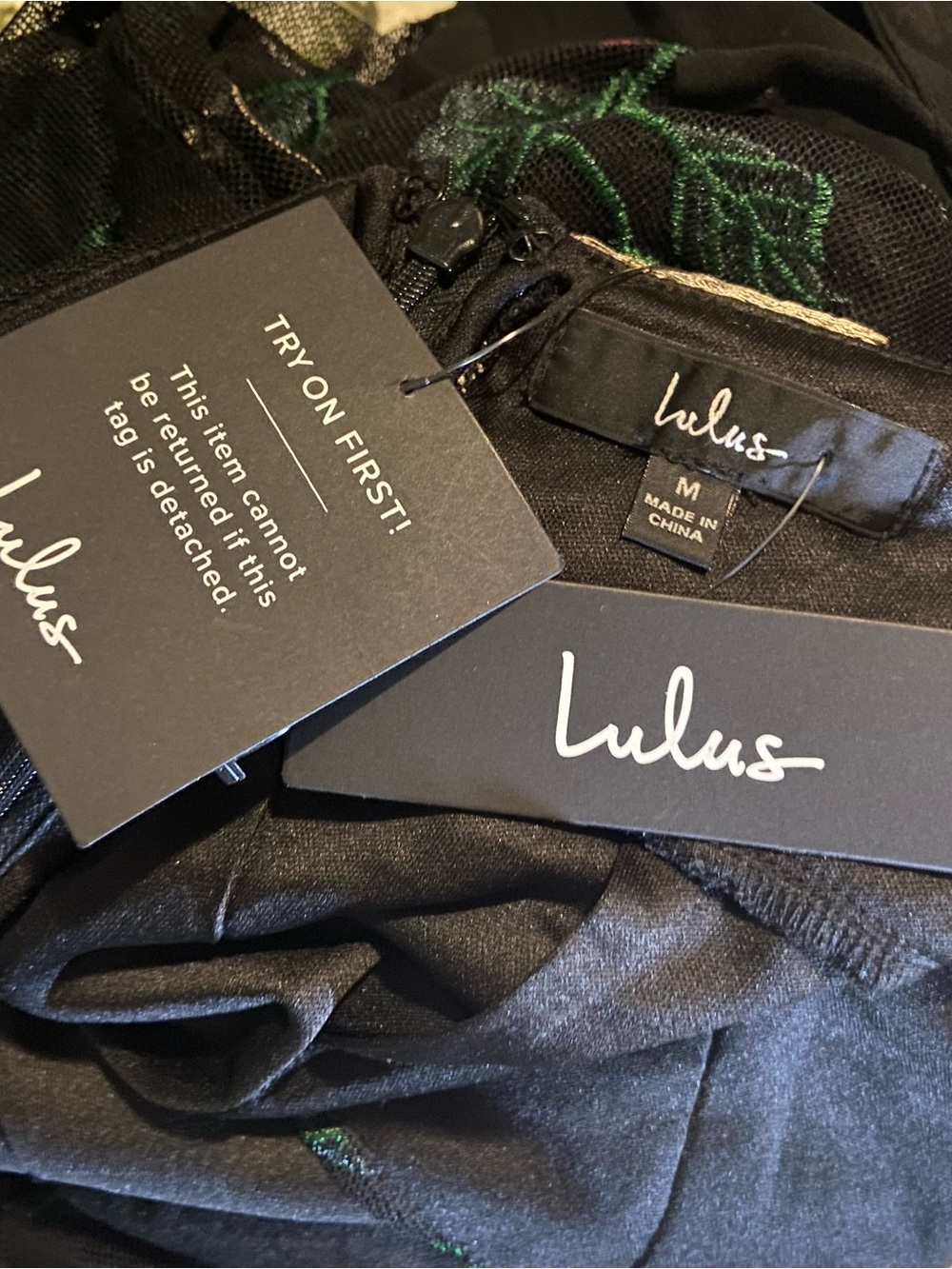Lulus True to Heart Black Floral Embroidered Maxi Dress - Picture 6 of 7